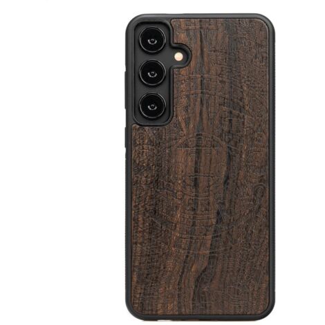 Coque en bois Bewood pour Samsung Galaxy S25 Plus, motif calendrier aztèque et zircone cubique (1/4)