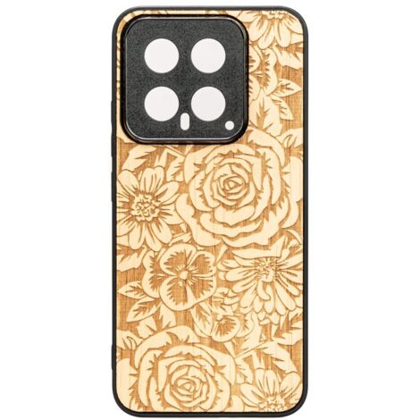 Étui en bois Bewood pour Xiaomi 14 Pro ROSES ANIEGRE (1/2)