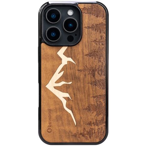 Coque en bois Bewood pour iPhone 16 Pro MOUNTAINS IMBUIA (1/5)