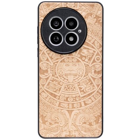 Étui en bois Bewood pour OnePlus 13 AZTEC CALENDAR ANIEGRE (1/5)