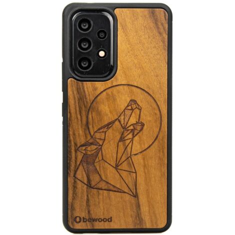 Coque en bois pour Samsung Galaxy A73 5G WILK IMBUIA (1/4)