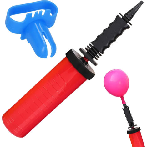 POMPE À MAIN POUR GONFLAGE DE BALLONS + DISPOSITIF POUR FIXER FACILEMENT LES BALLONS (1/3)