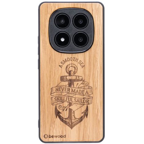 Étui en bois Bewood pour Xiaomi Redmi Note 14 Pro 5G, chêne ANCHOR (1/5)