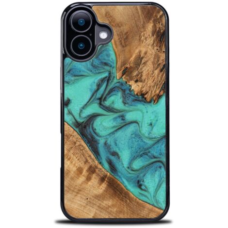 Coque Bewood Unique pour iPhone 16 Plus - Turquoise (1/5)