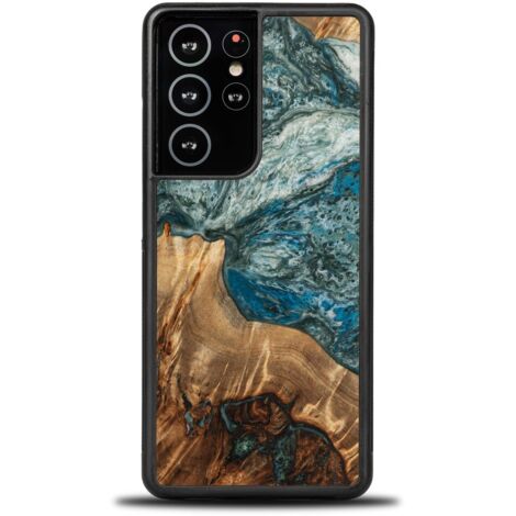 Coque Bewood Unique pour Samsung Galaxy S21 Ultra – Planètes – Terre (1/5)