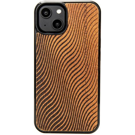 Coque en bois Bewood pour iPhone 15 WAVES MERBAU (1/5)