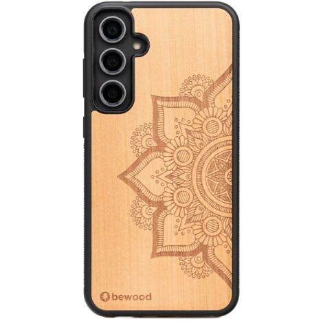 Coque en bois Bewood pour Samsung Galaxy S23 FE MANDALA POMMIER (1/4)