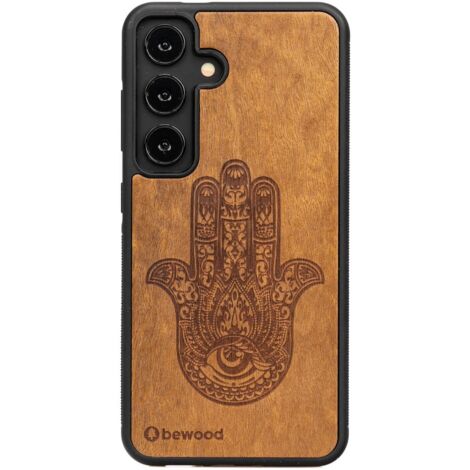 Étui en bois Bewood pour Samsung Galaxy S25 HAMSA IMBUIA (1/4)