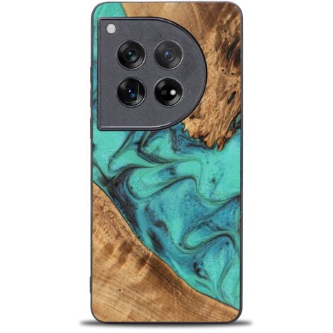 Coque Bewood Unique pour OnePlus 12 - Turquoise (1/2)