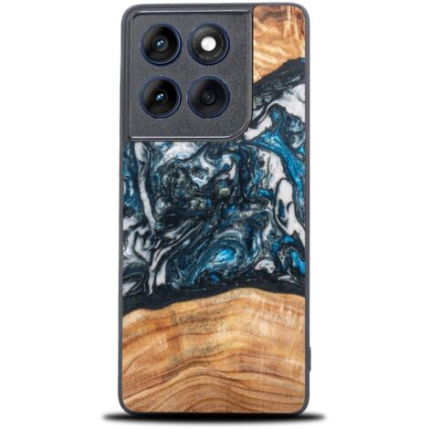 Coque Bewood Unique pour Motorola Edge 60 Pro 5G – Planètes – Terre (1/2)
