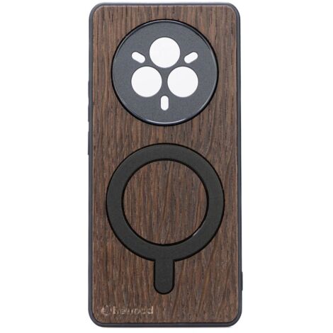 Étui en bois Bewood pour Realme 14 Pro Plus 5G, chêne fumé, avec MagSafe (1/2)