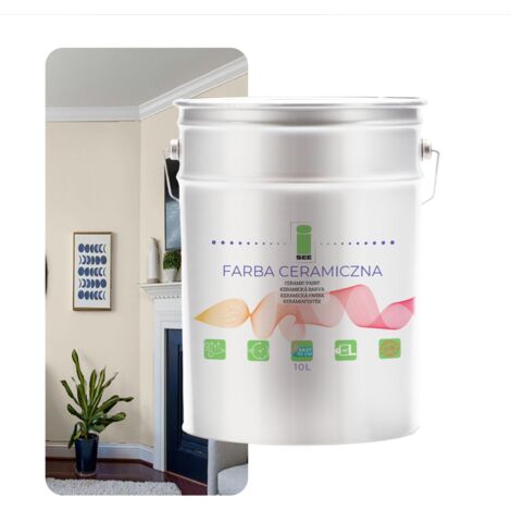 Peinture murale céramique crème lavable 10L Magasin d'usine (1/5)
