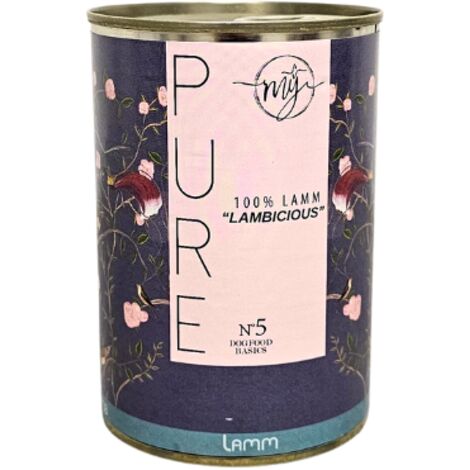 Agneau pour chiens viande pure avec abats allergies alimentaires I My Pure 400g agneau pour chiens viande pure avec abats allergies alimentaires I My Pure (1/2)