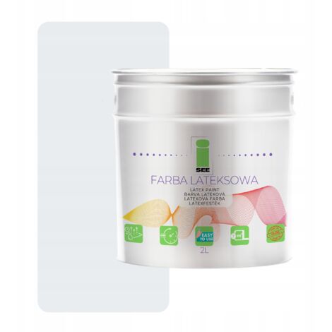 Peinture murale en latex blanc cassé 2L - Magasin d'usine (1/5)