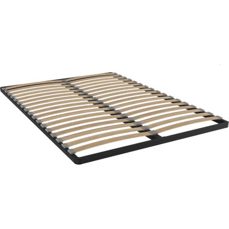 Cadre métallique pour lit 200x200 48 lattes (1/3)