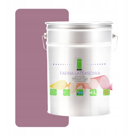 Peinture murale intérieure en latex violet 10L Pologne (1/5)
