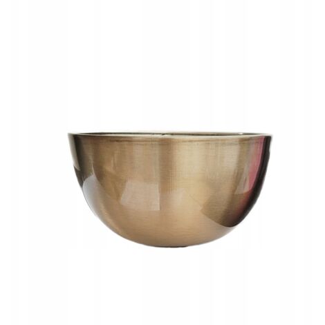 Bol à salade, bol de cuisine, acier doré, 19 cm