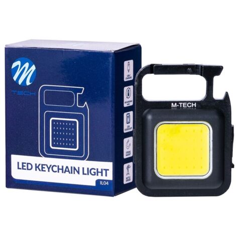 Lampe torche LED de poche mini puissante avec porte-clés, ouvre-porte-clés magnétique et support USB-C (1/5)