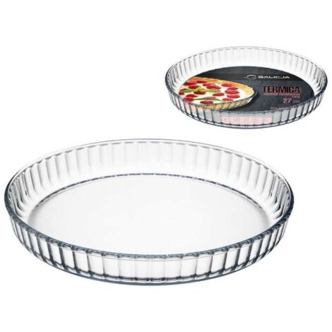 Moule à tarte en verre résistant à la chaleur TERMICA TARTA 27 cm 1,6 litre