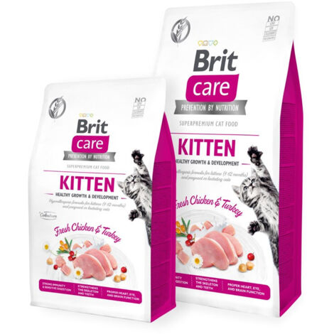 Aliment pour chatons sans céréales BRIT CARE 7 kg