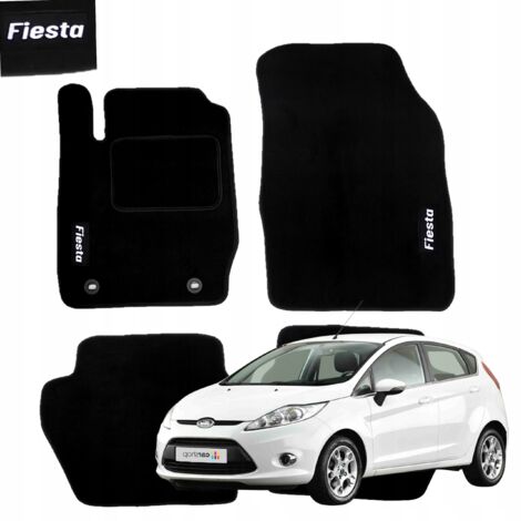 Tapis de sol en velours pour Ford Fiesta MK7 VII 2008-2012 HAFT B
