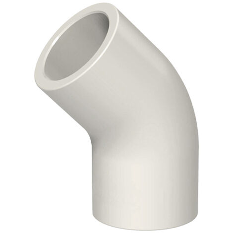 Coude IDMAR 1/2" en PVC à 45° collé - eau froide (1/2)