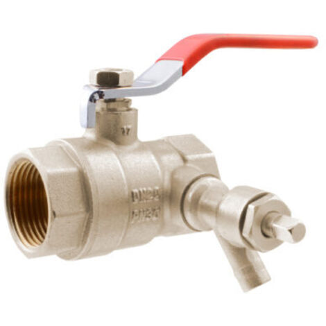 Vanne à bille IDMAR 1/2" pour eau GW/GW (DN15) avec purgeur d'air