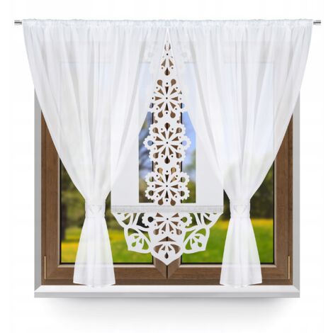 Ensemble de rideaux modernes P7 pour salon et chambre, panneau de séparation glamour 400x145 (1/5)