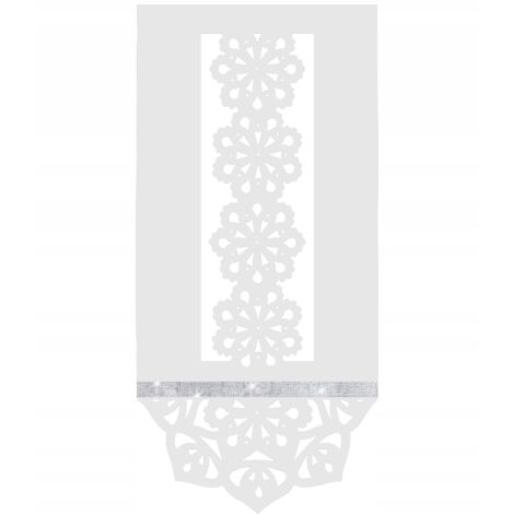 Panneau P7 EKRAN rideau moderne et élégant ajouré mandala glamour 60x130 (1/4)
