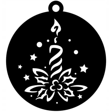 Pendentif de Noël 25 €, bougie, décoration de Noël, ajouré, NOËL (1/4)