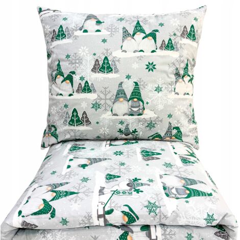 Linge de lit de Noël 160x200 cm 100% coton, finition polie, fabricant SKRZATY (1/5)
