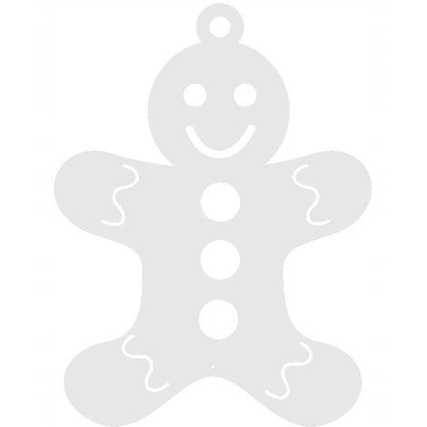 Pendentif de Noël Ś22 COOKIES pain d'épice décoration de Noël ajourée FÊTES (1/4)