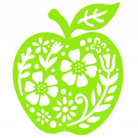 Pendentif Z84 POMME, décoration automnale ajourée, 16x20 (1/5)