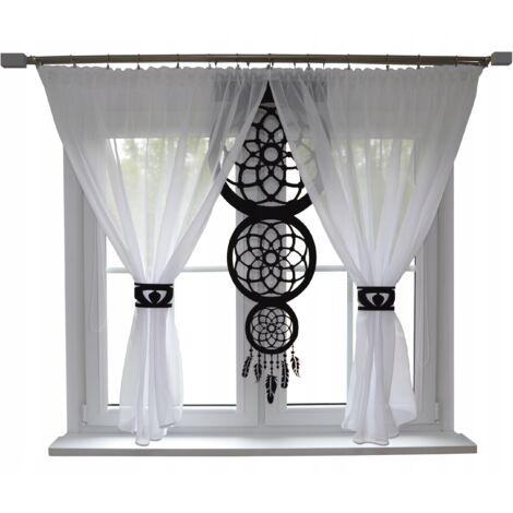Rideau moderne pour salon attrape-rêves ajouré 400x145 (1/5)