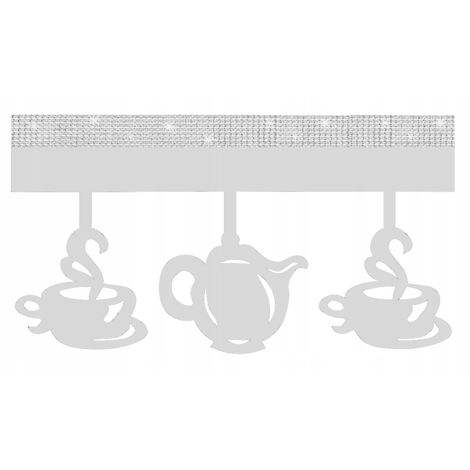 Rideau de cuisine KAWA Café GLAMUR 60x30 (1/4)