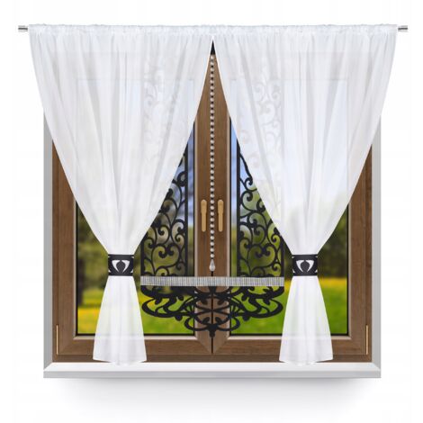 Ensemble de rideaux modernes P2 pour salon et chambre, panneau occultant glamour 300x150 (1/5)