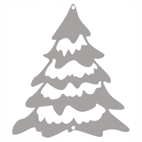 Pendentif de Noël Ś34 SAPIN DE NOËL Décoration de Noël ajourée FÊTES 13x15 (1/5)