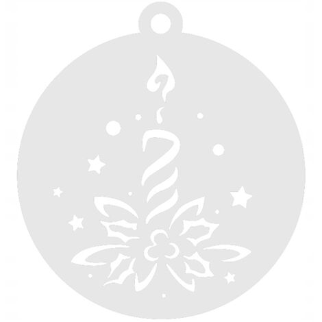 Pendentif de Noël 25 €, bougie, décoration de Noël, ajouré, NOËL (1/4)