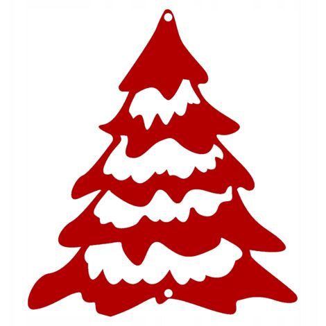 Pendentif de Noël Ś34 SAPIN DE NOËL Décoration de Noël ajourée FÊTES 13x15 d (1/5)