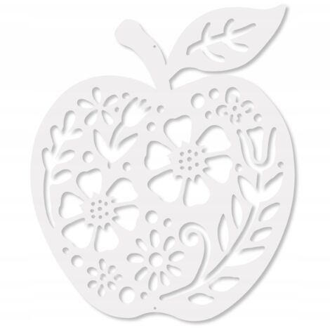 Pendentif Z84 POMME, décoration automnale ajourée, 16x20 (1/5)