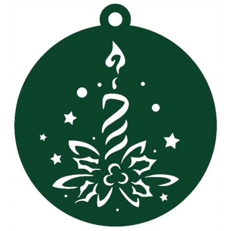 Pendentif de Noël 25 €, bougie, décoration de Noël, ajouré, NOËL (1/4)