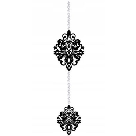Z16 GARLAND pendentif décoration ajourée GLAMOUR noir