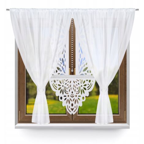 Ensemble de rideaux modernes P10 pour salon et chambre, panneau de séparation glamour 400x145 (1/5)