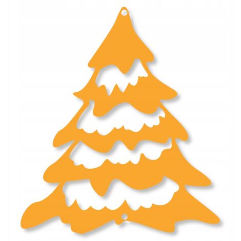 Pendentif de Noël Ś34 SAPIN DE NOËL Décoration de Noël ajourée FÊTES 13x15 (1/5)