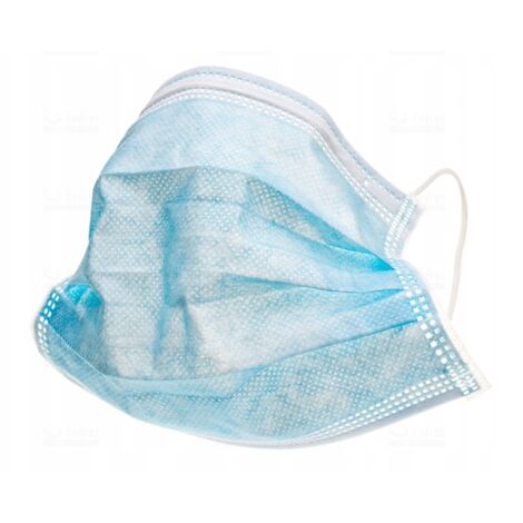 Demi-masque/masque filtrant bleu (1/4)