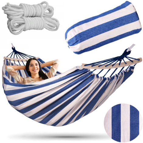 Hamac de jardin rayé EDEN MARINE (1/5)