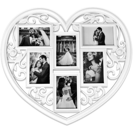 Cadre photo blanc Breva pour 6 photos (1/5)