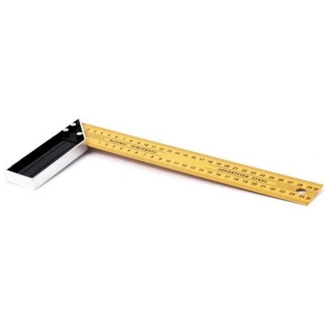 Équerre de mesure pour menuiserie, acier, 350 m c (1/2)