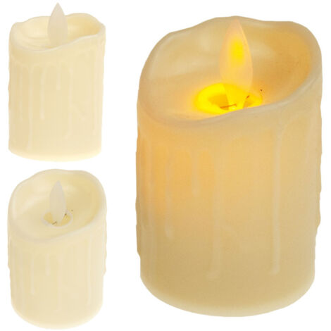 INSERT BOUGIE POUR GREFFE, EFFET FLAMME, 7,5 cm (1/5)
