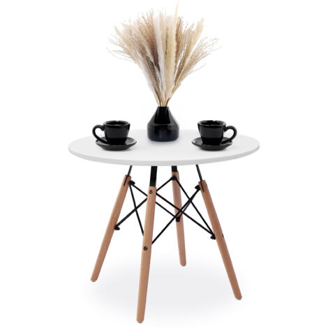 Table ronde PARIS DTW 60 cm blanche (1/5)